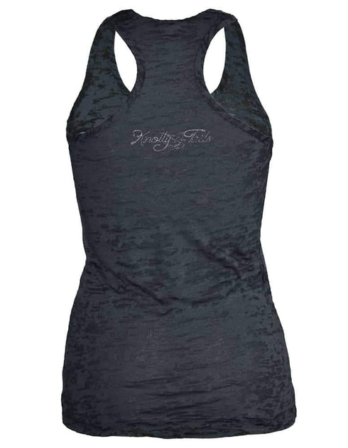 Women's Redfish Burnout Racerback Tank - KnottyTails